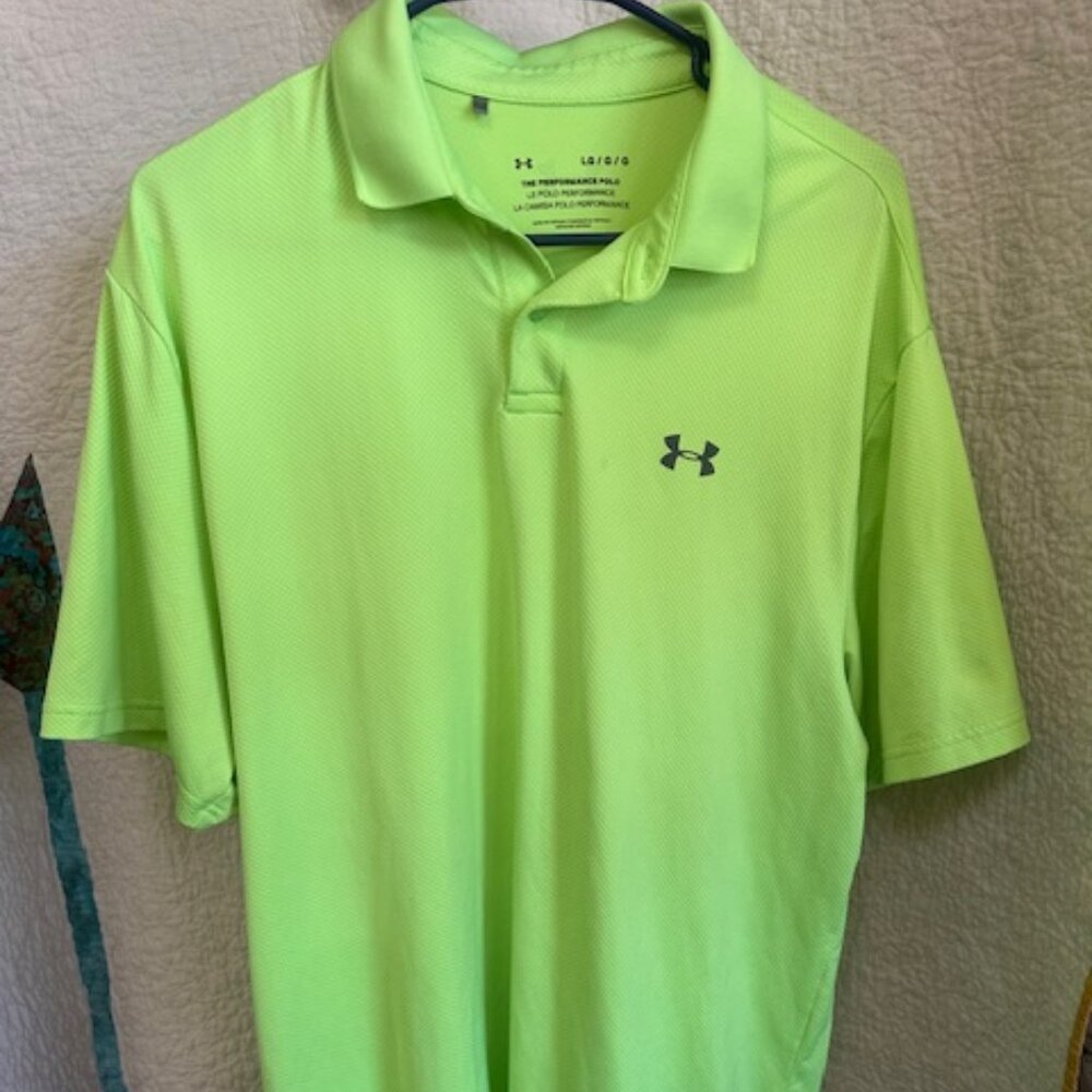 Under Armour Men's Green Polo Shirt